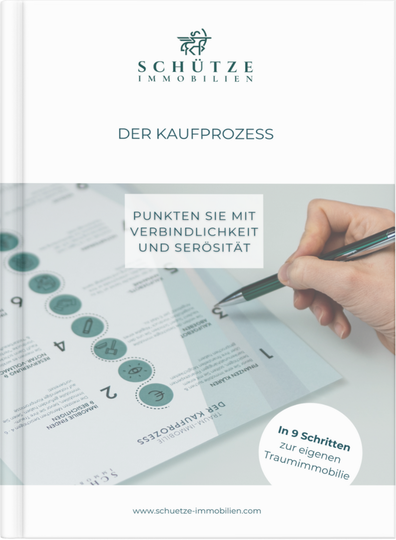 Ein Buch von Schütze Immobilie auf dem Buch steht: Der Kaufprozess, und außerdem: Punkten Sie mit Verbindlichkeit und Seriosität