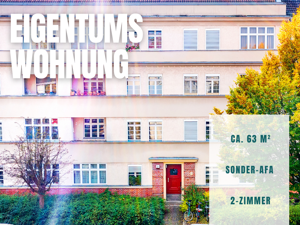Eigentumswohnung in Berlin-Wittenau (Sonder-AfA möglich)