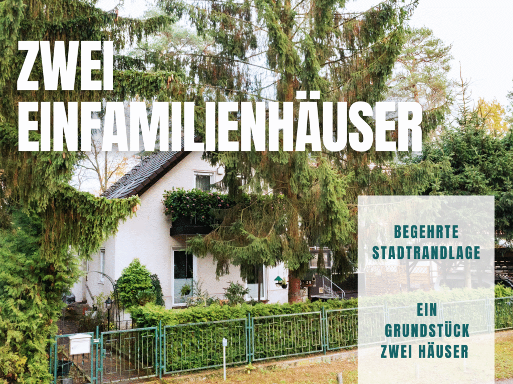 Zwei Einfamilienhäuser in Glienicke/Nordbahn