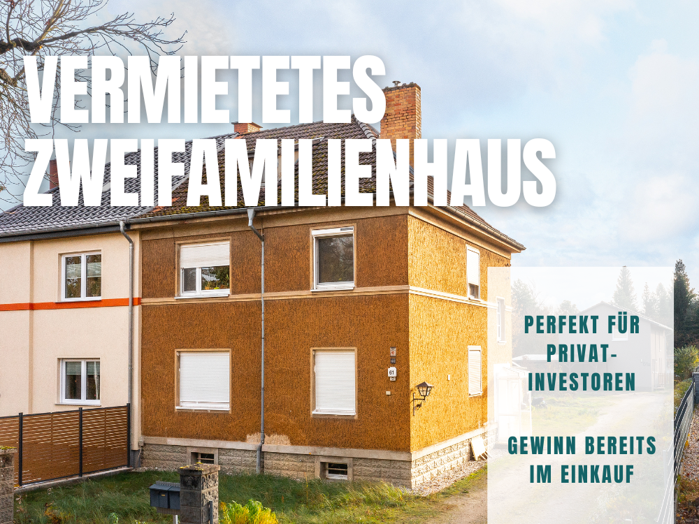 provisionsfrei! vermietetes Zweifamilienhaus – perfekt für Privatinvestoren!
