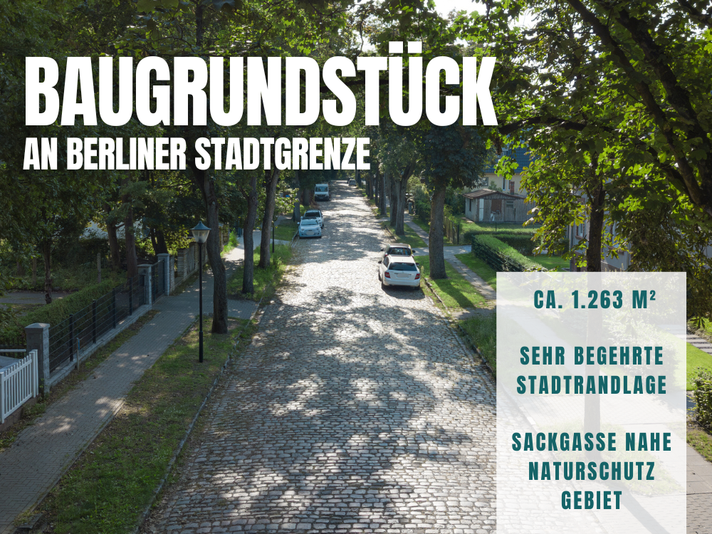 großes Baugrundstück in Glienicke Nordbahn (teilbar)