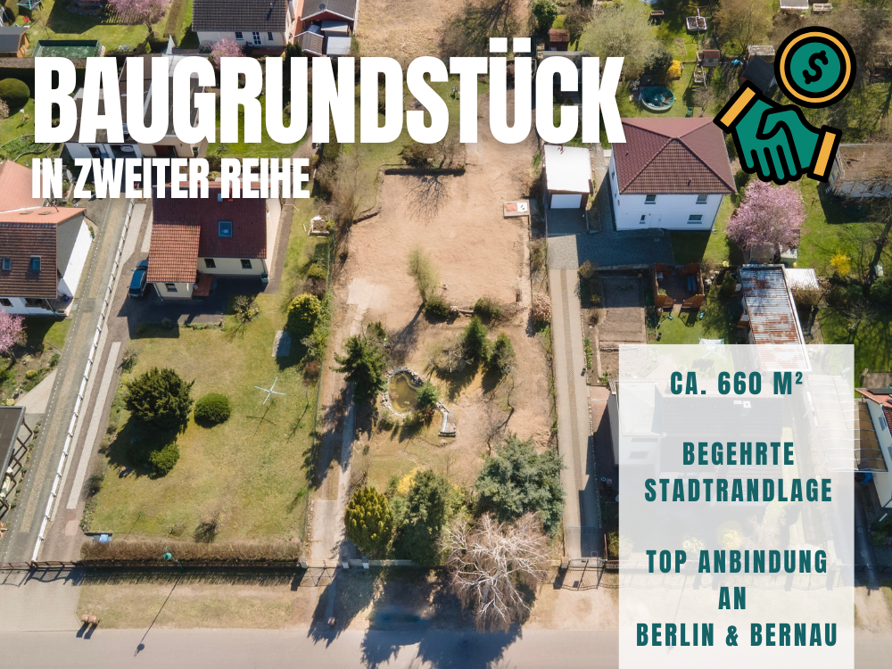 provisionsfrei für den Käufer! idyllisches Baugrundstück in Panketal