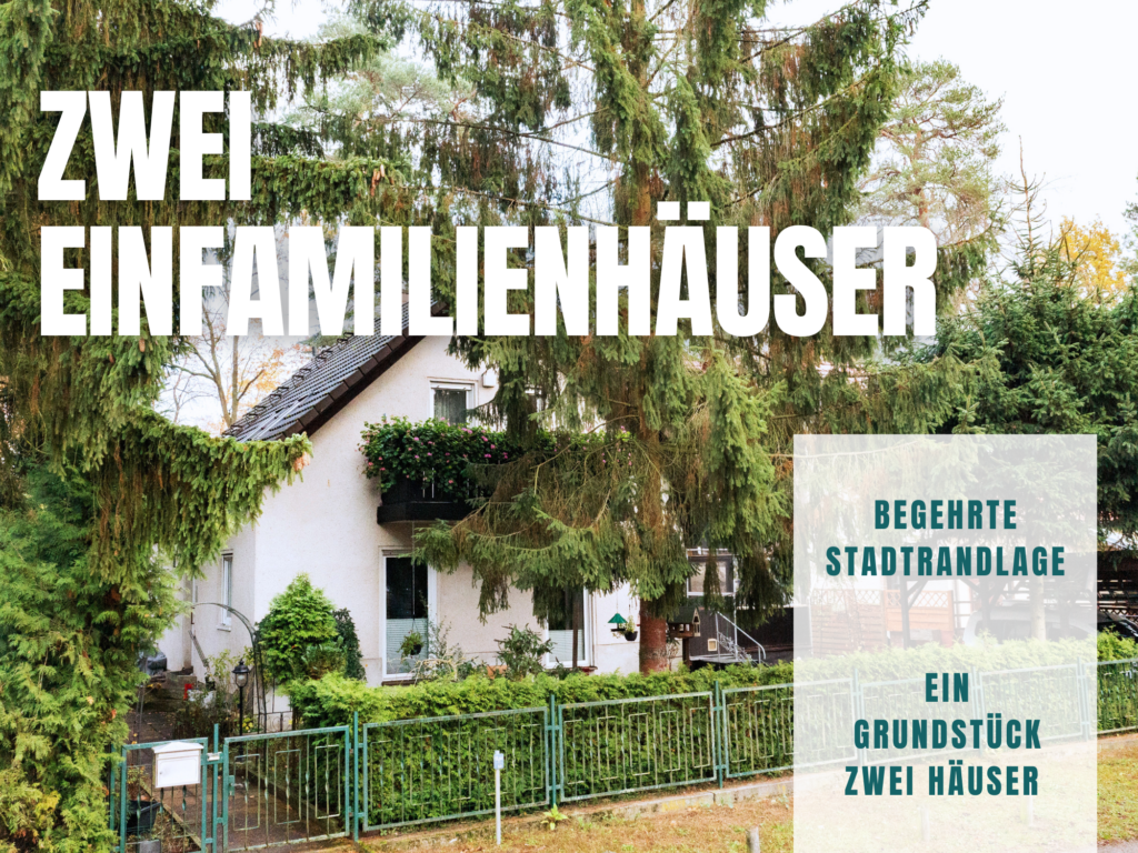 Zwei Einfamilienhäuser in Glienicke/Nordbahn