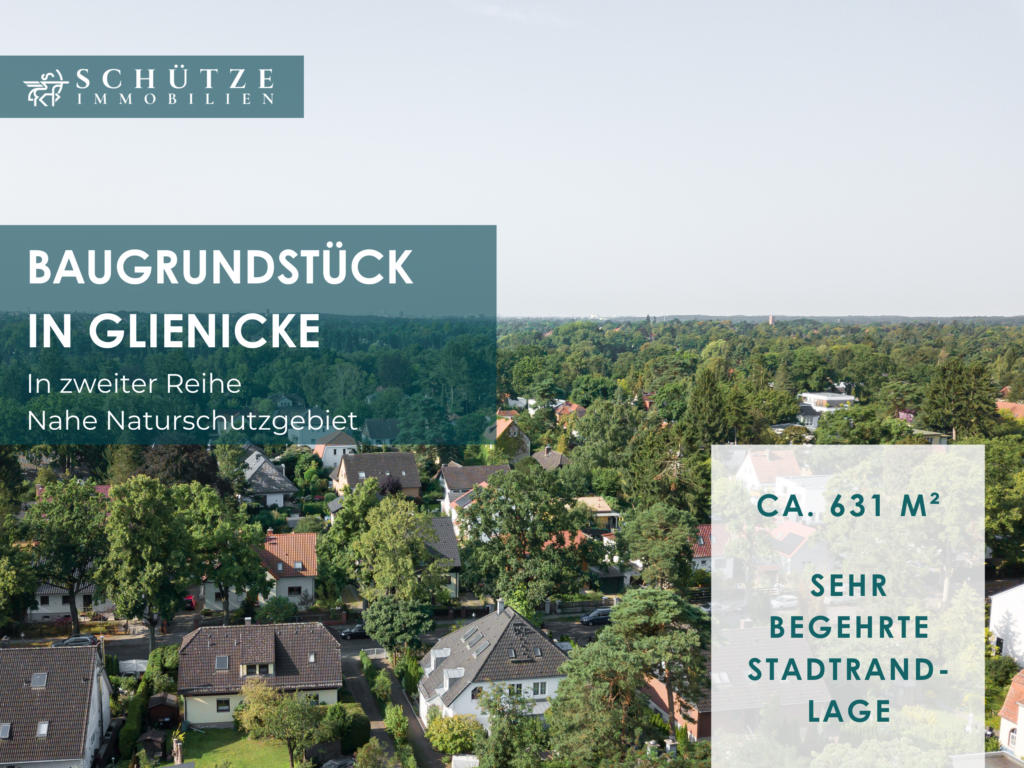 Baugrundstück in Glienicke Nordbahn in zweiter Reihe