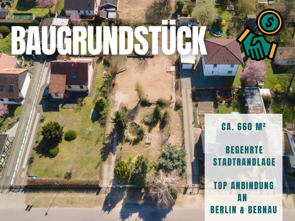 provisionsfrei für den Käufer! idyllisches Baugrundstück in Panketal