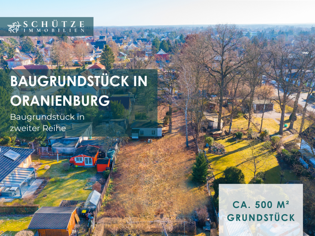 Attraktives Baugrundstück in Oranienburg in zweiter Reihe
