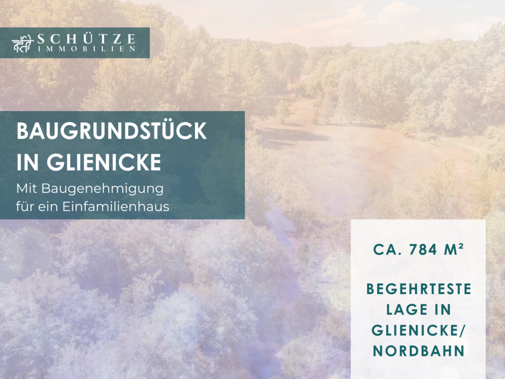 Baugrundtück mit Baugenehmigung in Glienicke/Nordbahn