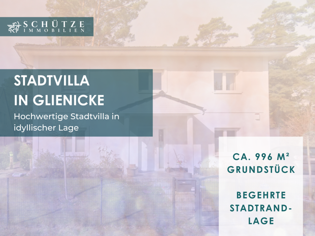 Hochwertige Stadtvilla in perfekter Stadtrandlage – Glienicke/Nordbahn