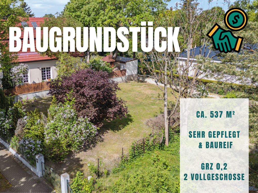 baureifes Baugrundstück in Glienicke Nordbahn