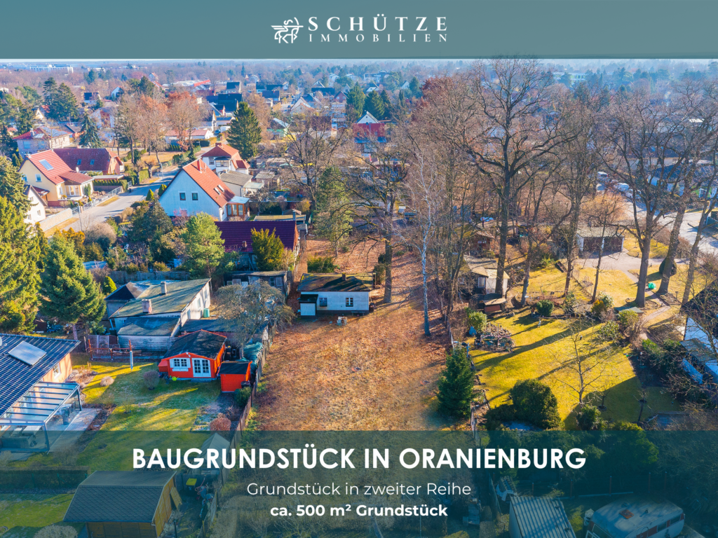 Attraktives Baugrundstück in Oranienburg in zweiter Reihe