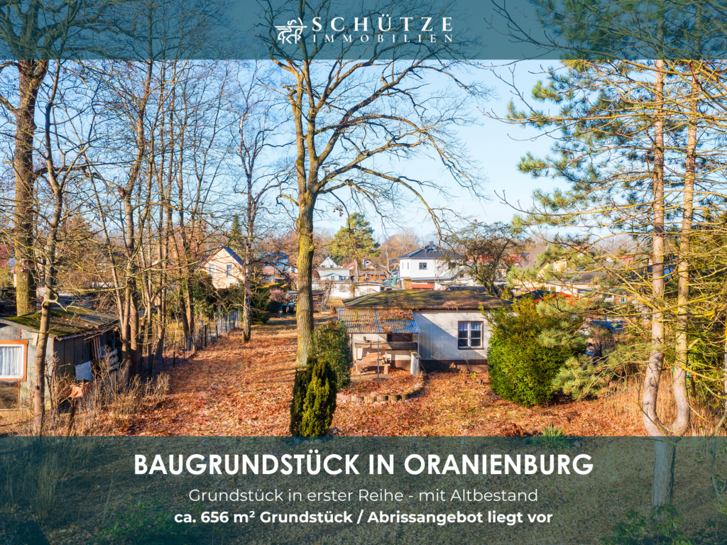Attraktives Baugrundstück in Oranienburg – vorderes Teilgrundstück