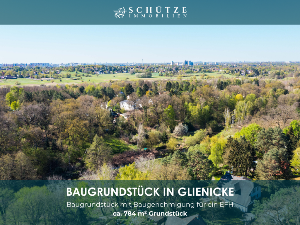 Baugrundstück in Glienicke/Nordbahn, bei Bedarf Baugenehmigung vorhanden