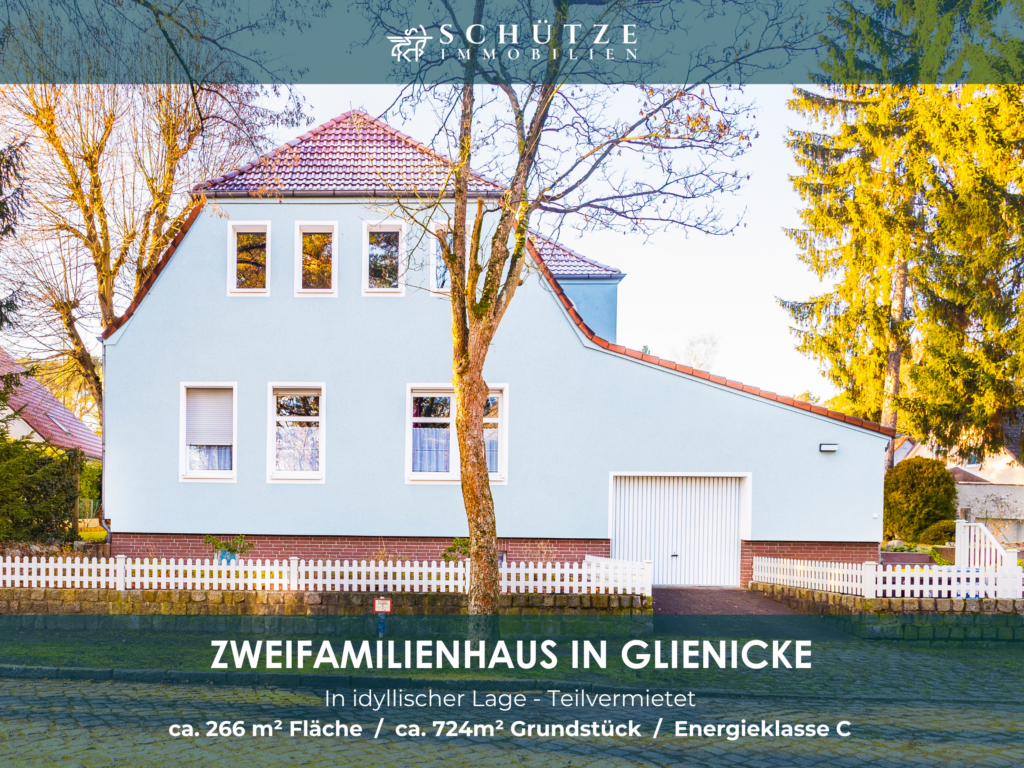 Zweifamilienhaus TEILvermietet in Glienicke/Nordbahn